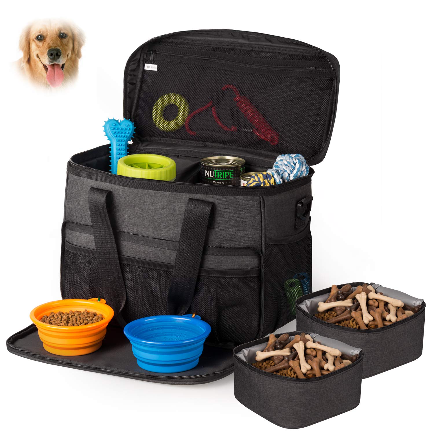 Dog travel bag for supplies Clearance